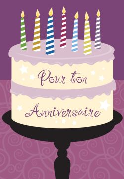 // ANNIVERSAIRE - CARTE POUR TON ANNIVERSAIRE! - DE MILLBROOK